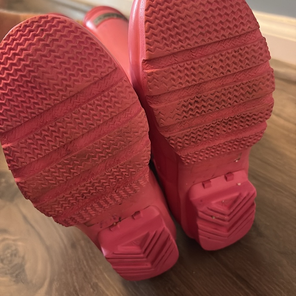 Hunter Pink Rain Boots - Picture 8 of 9